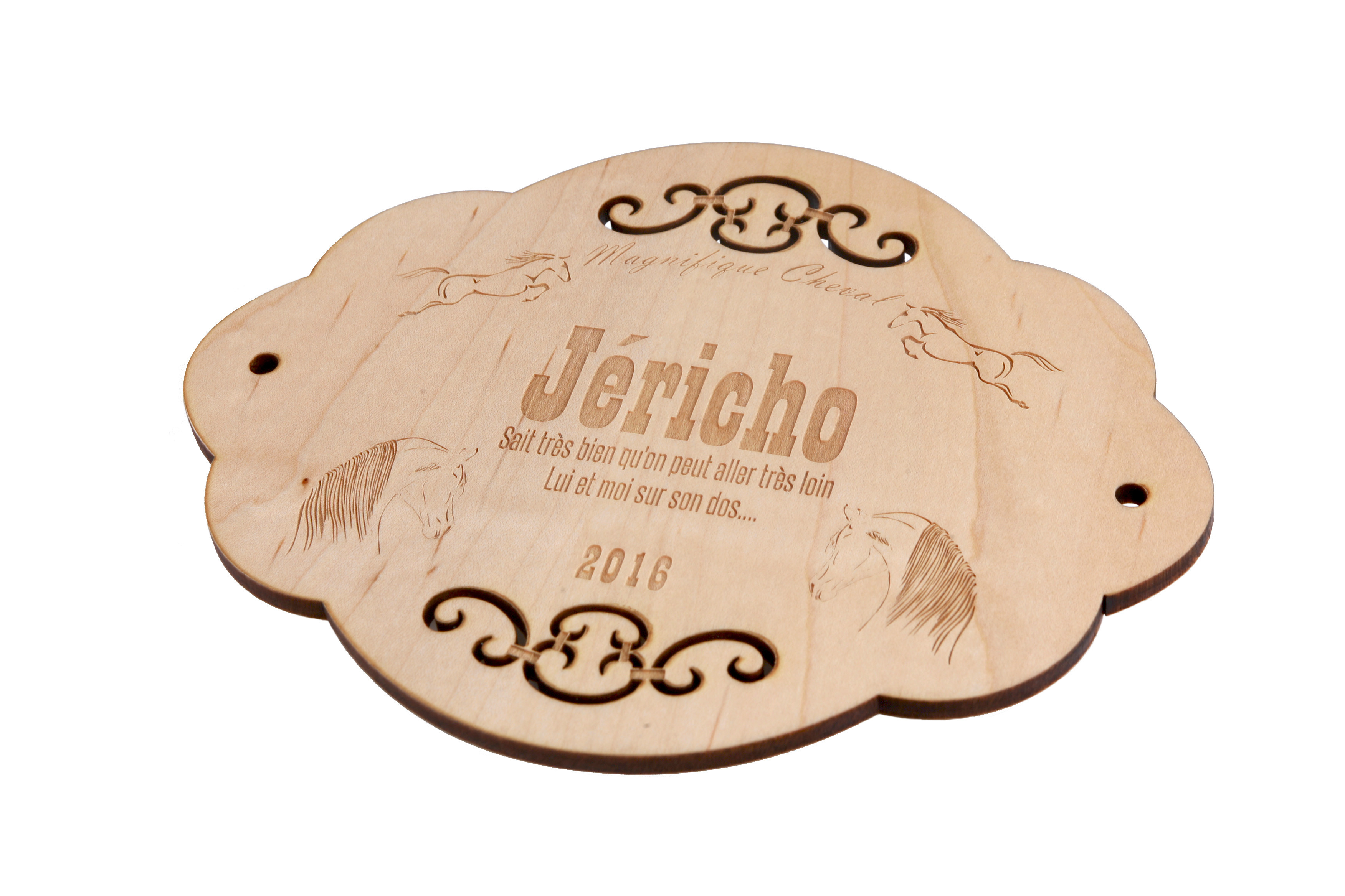 Plaque de box bois